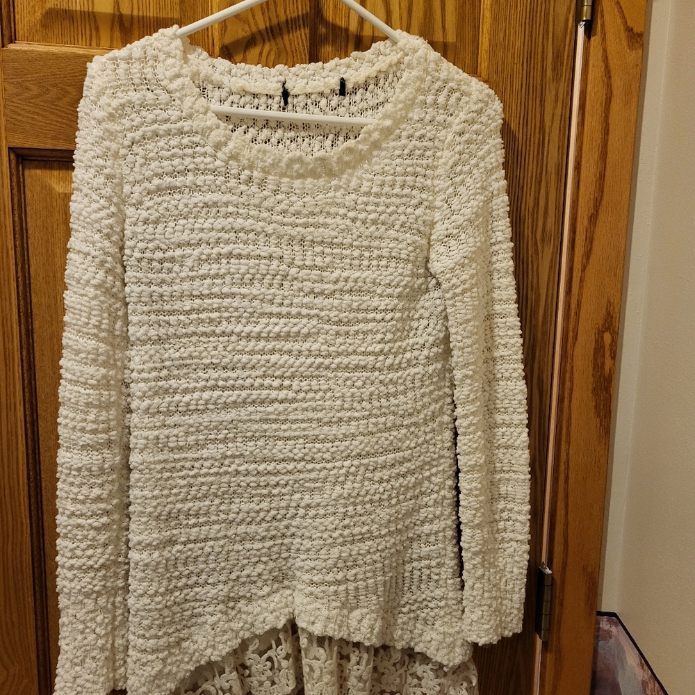 Long pull over sweater